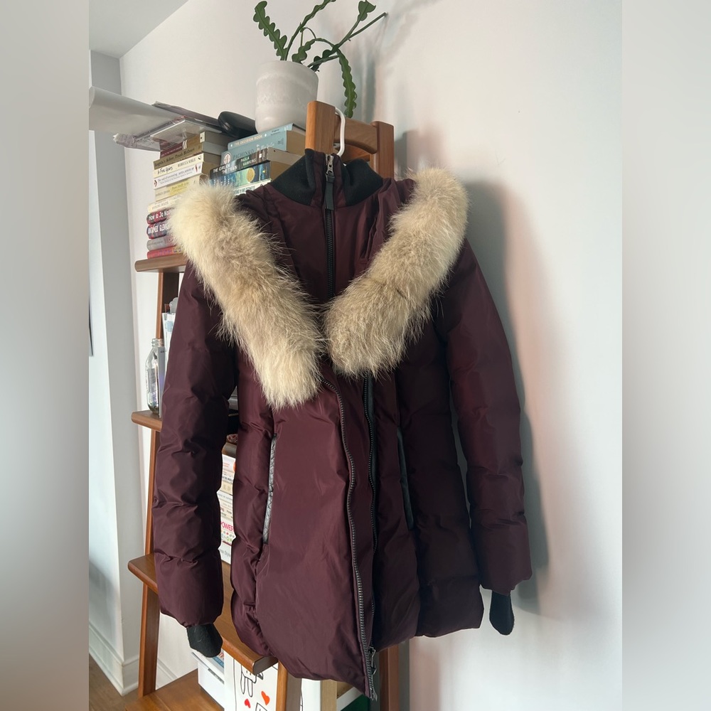 Maroon small Mackage heavy winter coat. Great condition.
